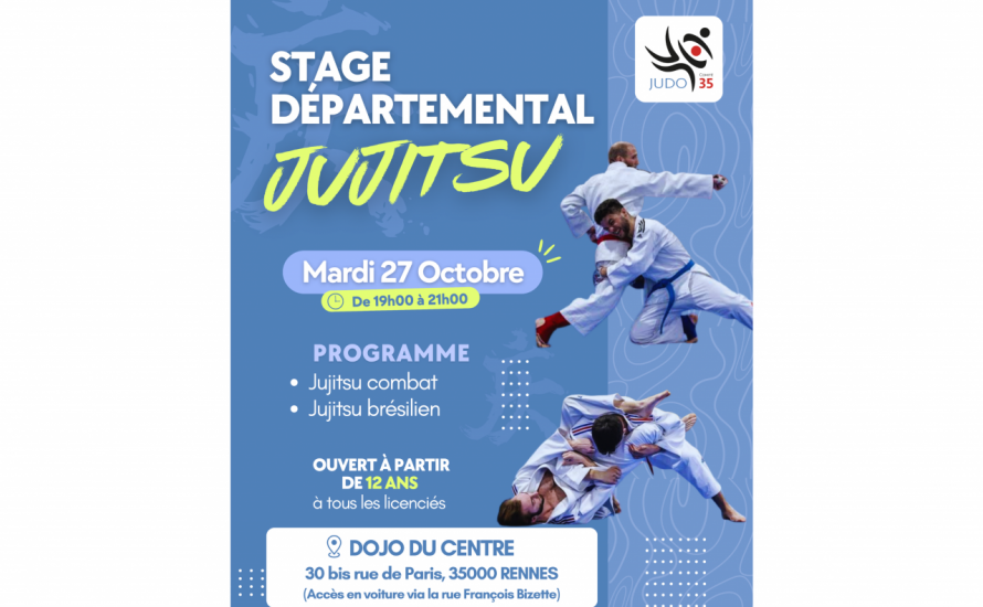 Stage départemental Jujitsu