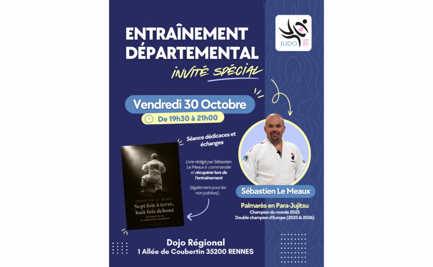 Entraînement départemental & commande livre Sébastien Le Meaux