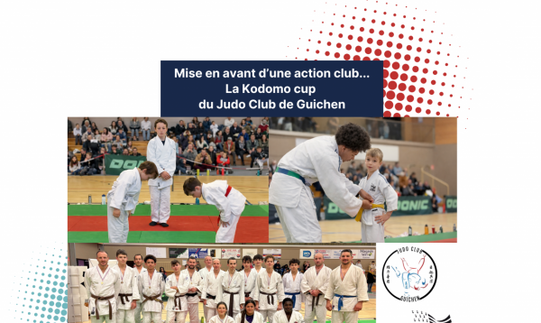 La ligue met à l'honneur le Judo Club de Guichen et sa Kodomo cup