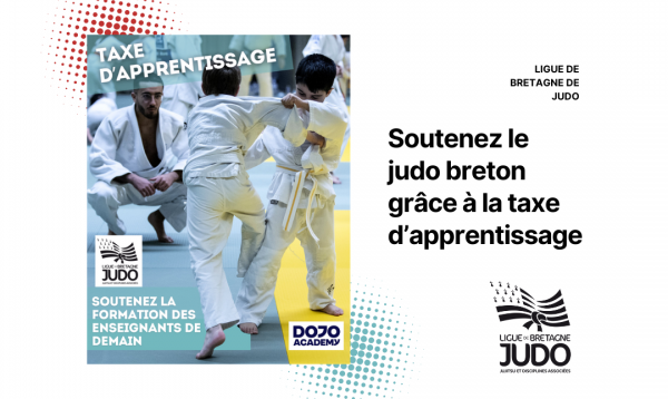 Soutenez le judo breton grâce à la taxe d’apprentissage